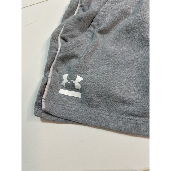 Under Armour Women's Gray Athletic Running Gym Workout Shorts Size Small - Picture 3 of 6